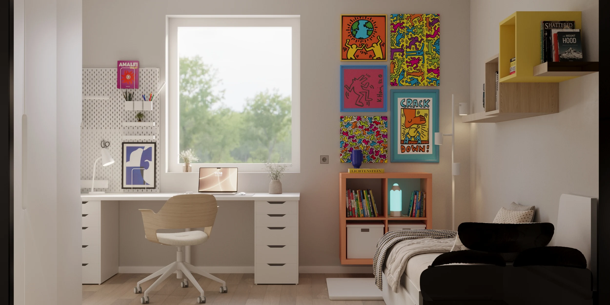 Panoramavorschau des Kinderzimmers im Ikea House