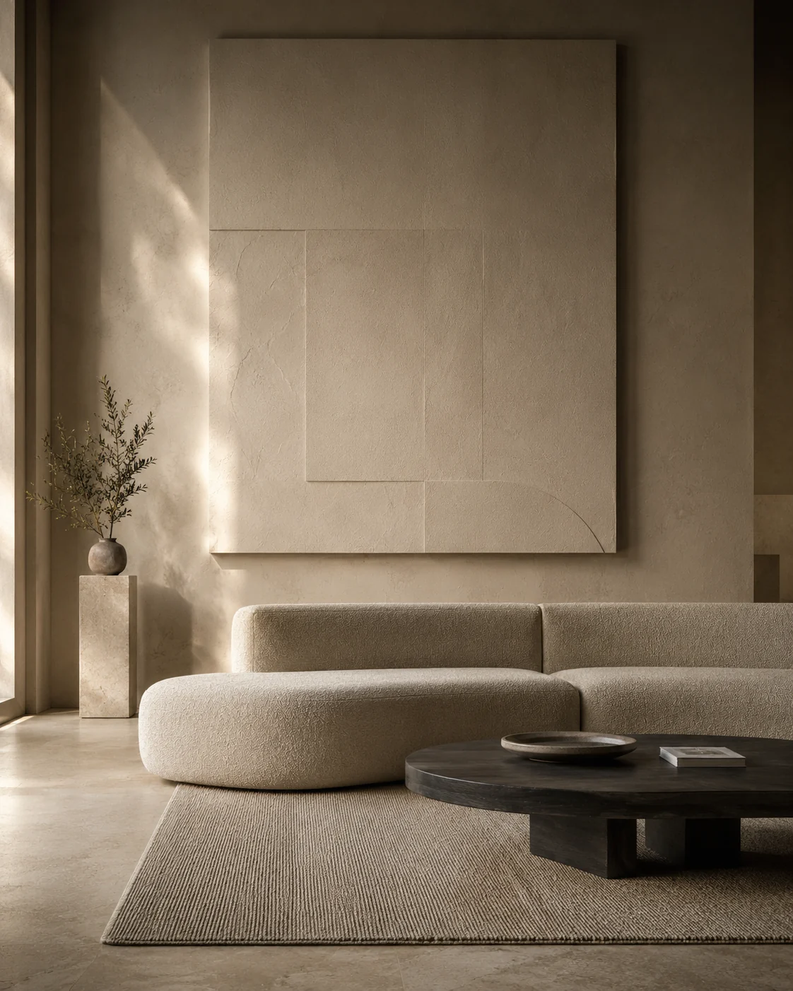 Reduziertes Interieur